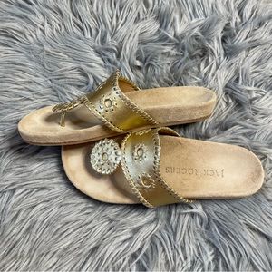 Gold jack rogers comfort jacks